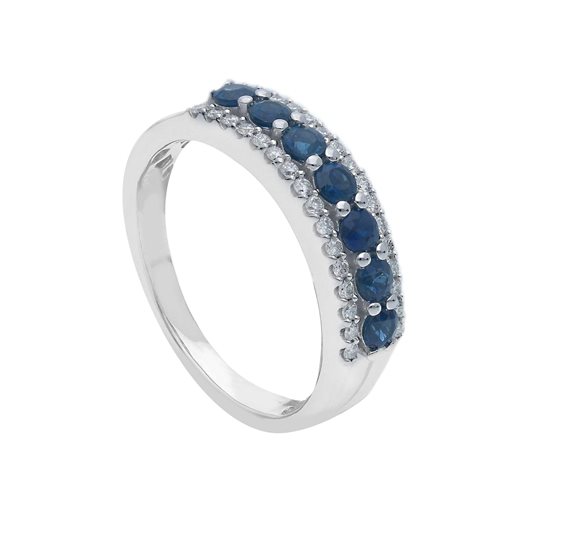 Ringe Babila Milano Dame in Weißgold Zaffiro blu 0.71 Ct 289460ZB - 289460ZB